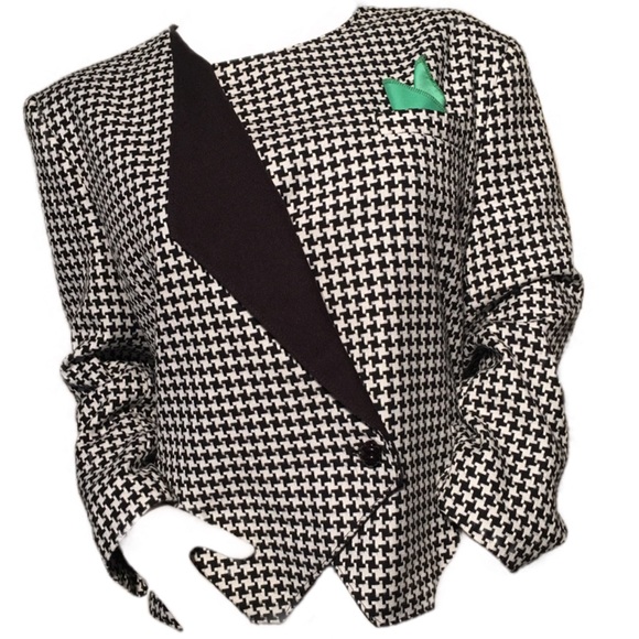 asymmetrical suit jacket